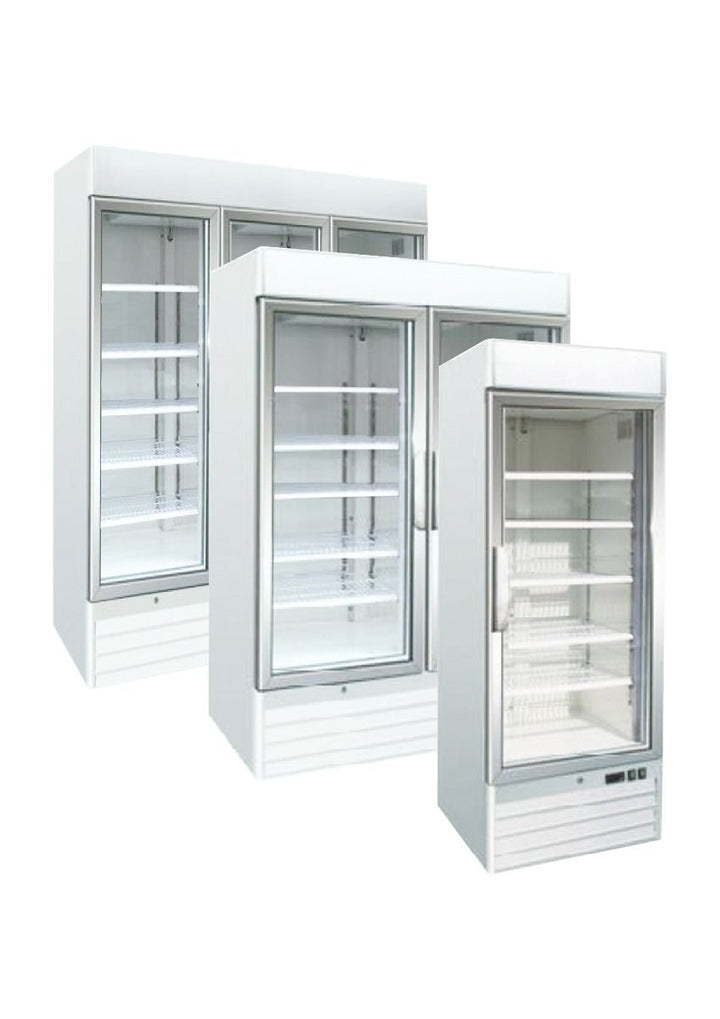Upright Glass Door Freezer EC Range