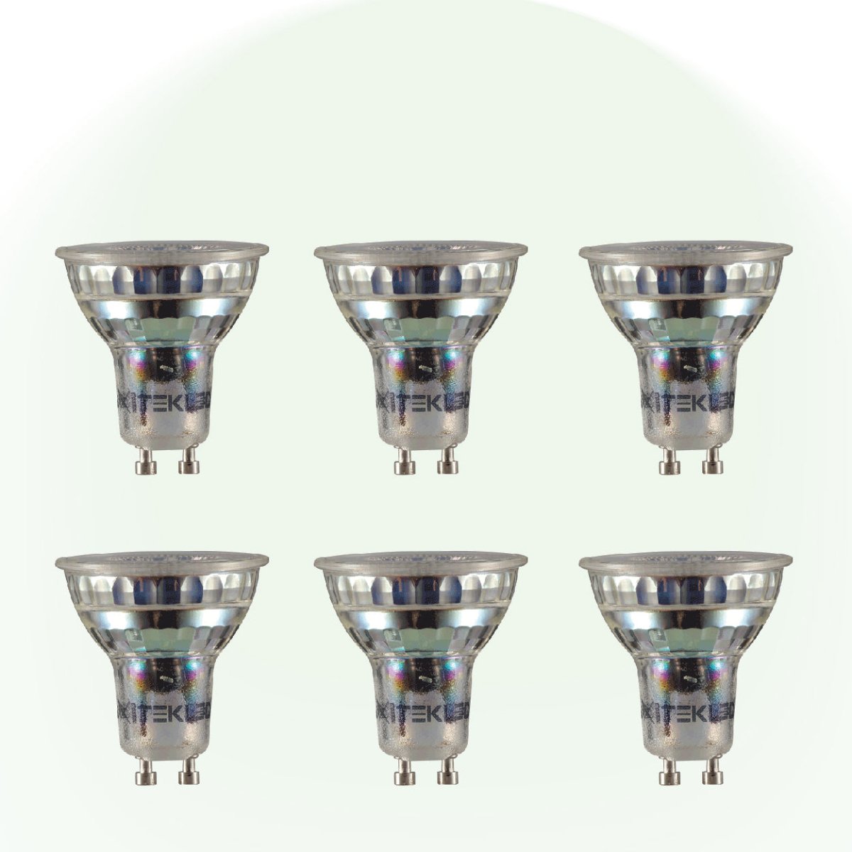 Crux LED Spot Bulb PAR16 GU10 4W pack of 6 cool white