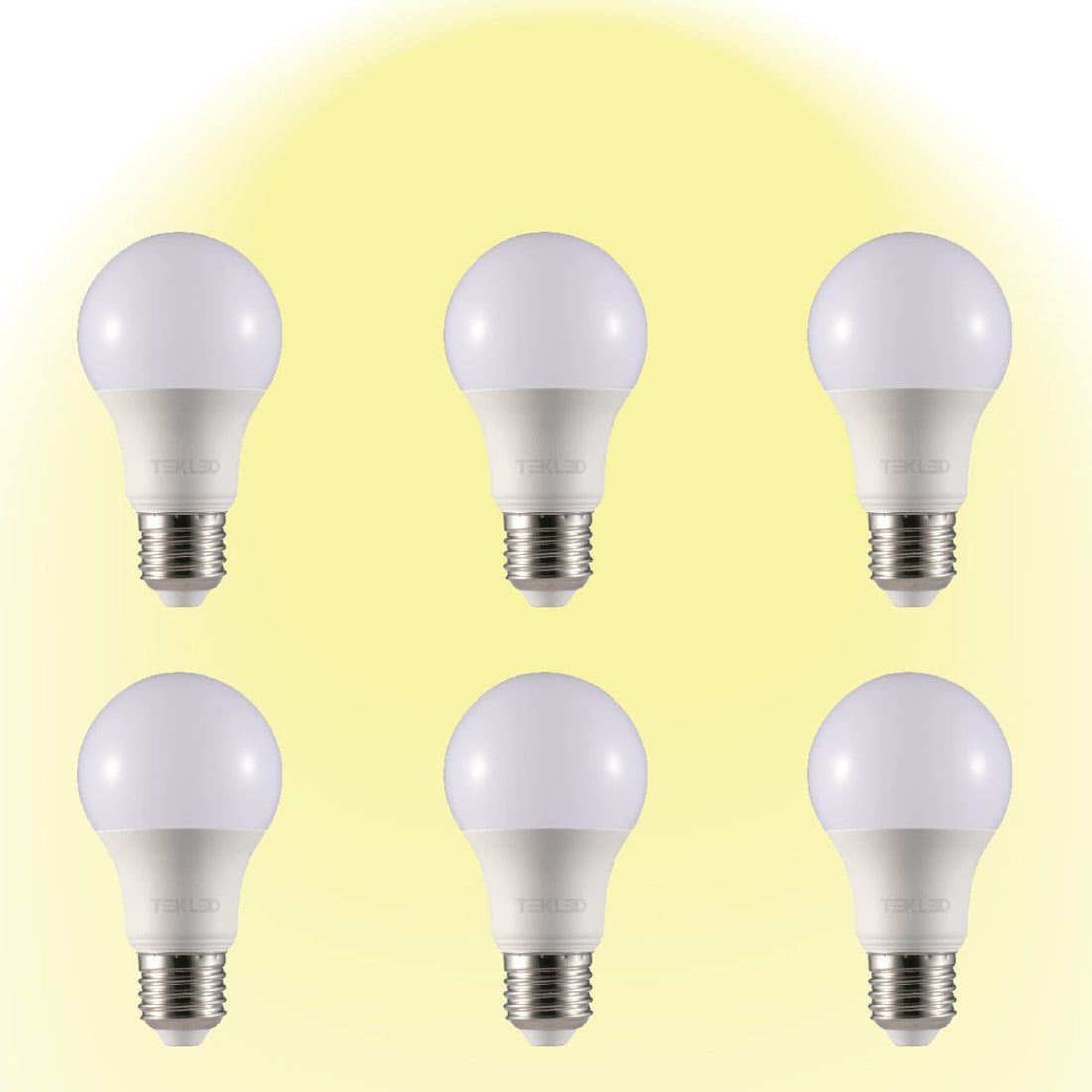 Virgo LED GLS Bulb A60 E27 Edison Screw 2700K Warm White 7 W Pack of 6 527-15640
