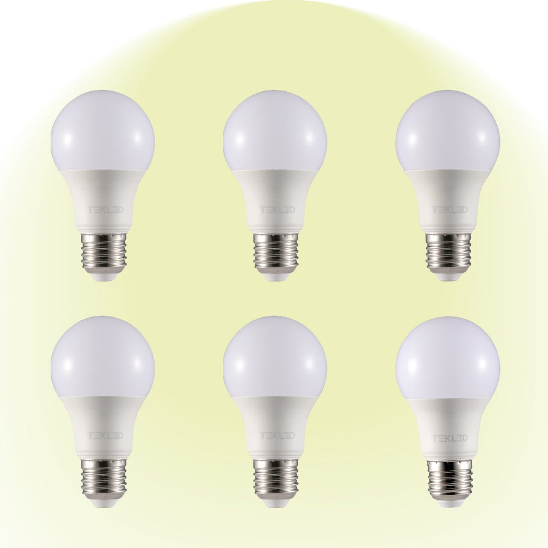 Virgo LED GLS Bulb A60 E27 Edison Screw 4000K Cool White 9 W Pack of 6 527-15660
