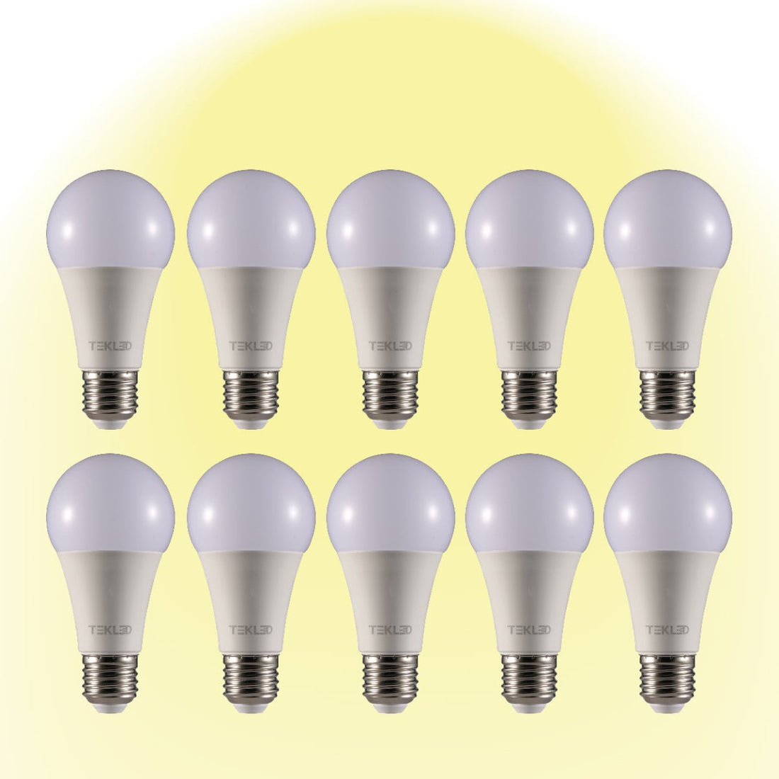 Virgo LED GLS Bulb A60 E27 Edison Screw 2700K Warm White 12 W Pack of 10 527-15674