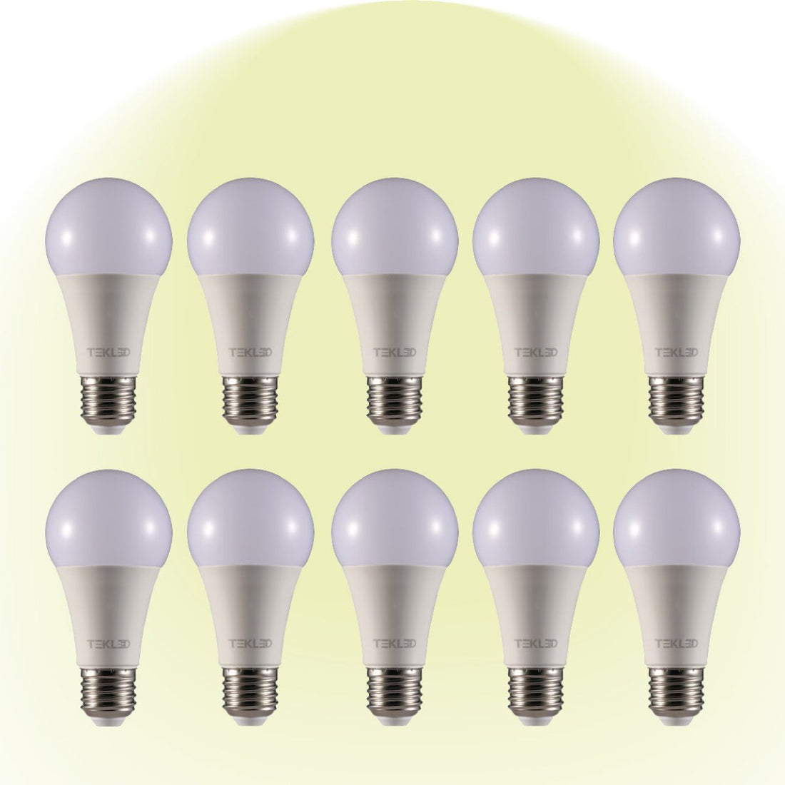 Virgo LED GLS Bulb A60 E27 Edison Screw 4000K Cool White 12 W Pack of 10 527-15678