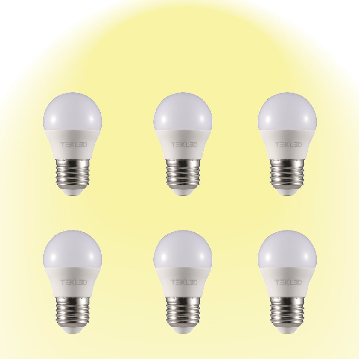 Ursa LED Golf Ball Bulb G45 Dimmable E27 Edison Screw 5W 2700K warm white 6 pack