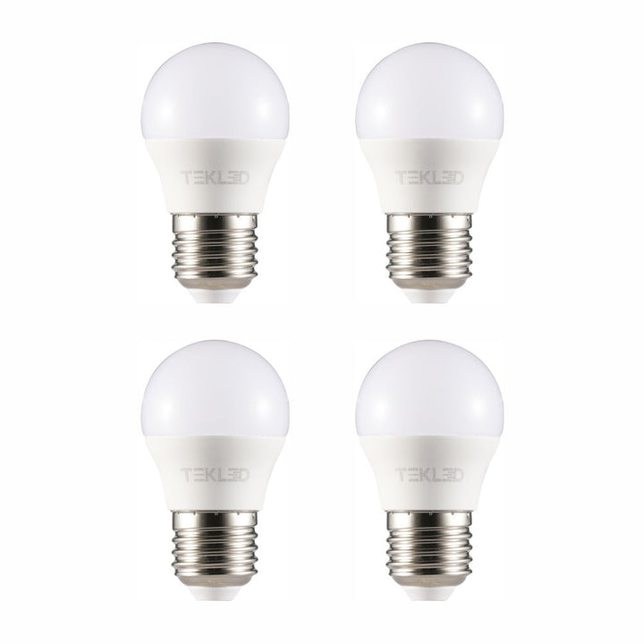 Plain image of a pack of Ursa LED Golf Ball Bulb G45 Dimmable E27 Edison Screw 5W Warm White 2700K Pack of 4 4000k cool white
