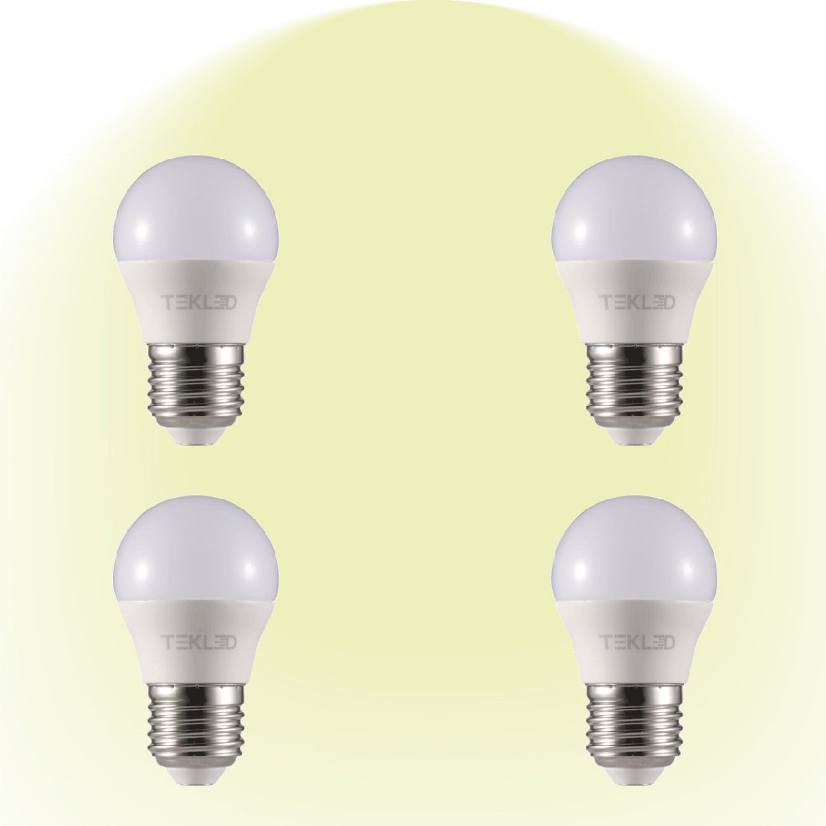 Ursa LED Golf Ball Bulb G45 Dimmable E27 Edison Screw 5W 4000K cool white 4 pack