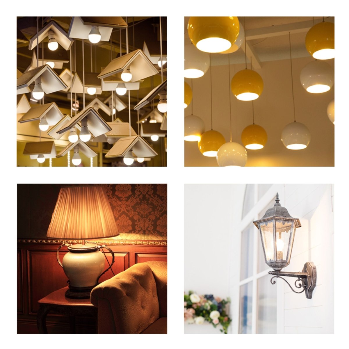 Usage of cct kelvin colour temperature of Ursa LED Golf Ball G45 Dimmble B22 Bayonet Cap 5W 2700K Warm White 4000K Cool White Pack of 4