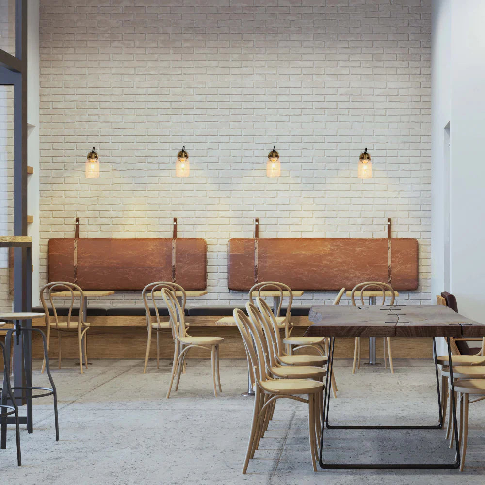 Glass Cone Wall Light Adjustable with Pull Down Switch 12