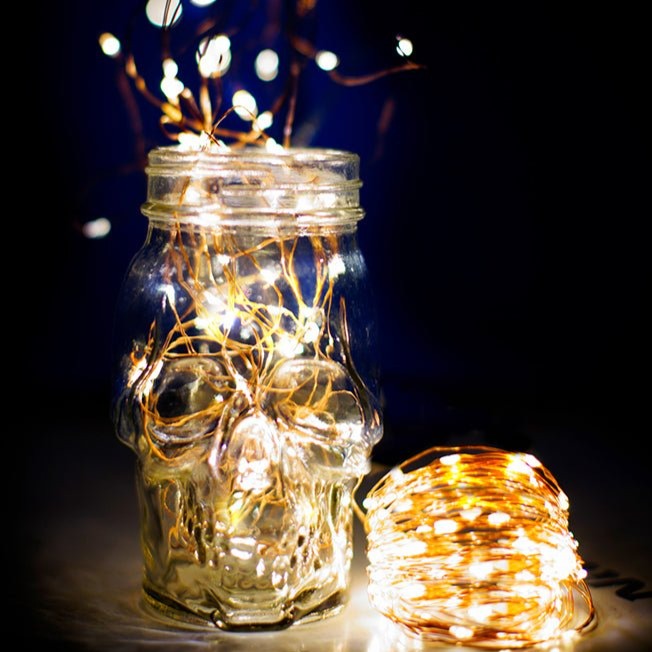 Alternate use of Mensa 2 Sets of Micro-LED 100 LEDs 10m with Battery Pack & USB Cable Warm WhiteÂ¬â€ LED String Fairy Light