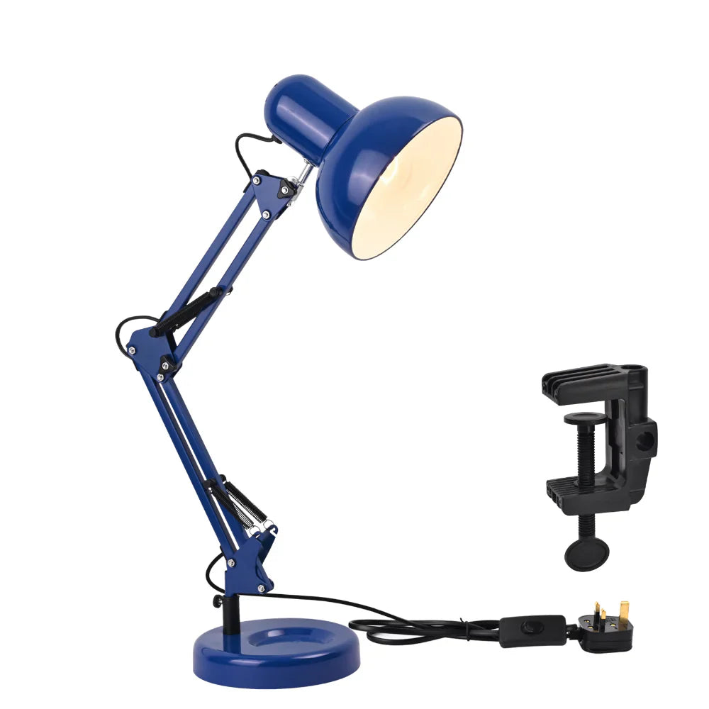 Atlas Architect Swing Arm Desk Lamp with C-Clamp E27 16