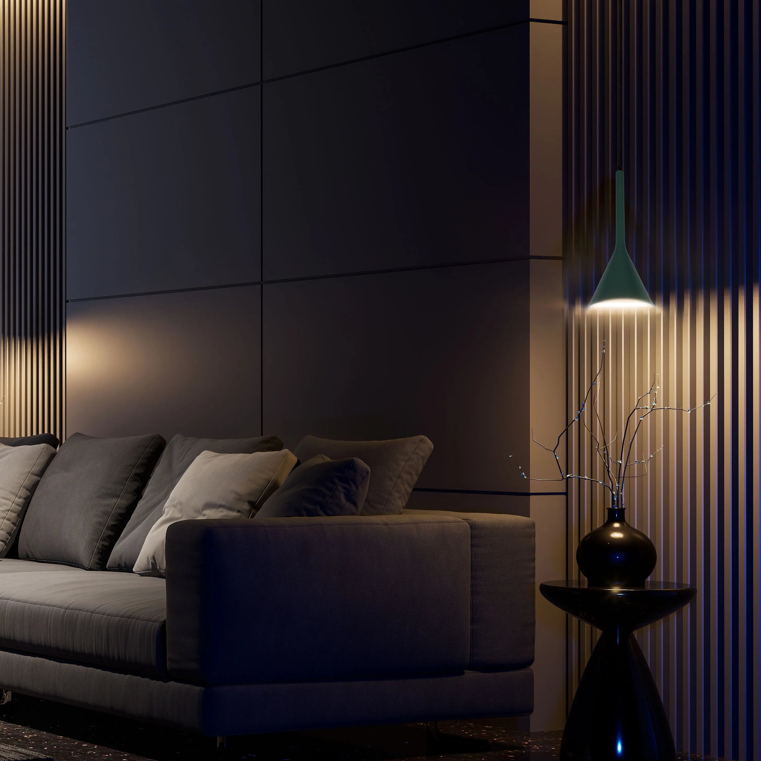 Funnel Nordic Modern Metal Ceiling Pendant Light E27 Fitting