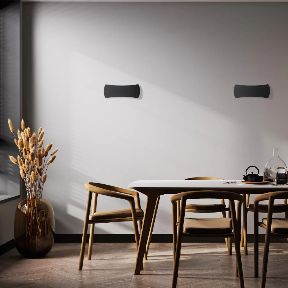 Black Up Down Outdoor Modern LED Wall Light 4000K 11