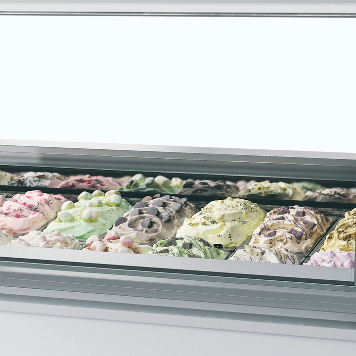 Ventilated Scoop Ice Cream Display - MILLENNIUM LX16