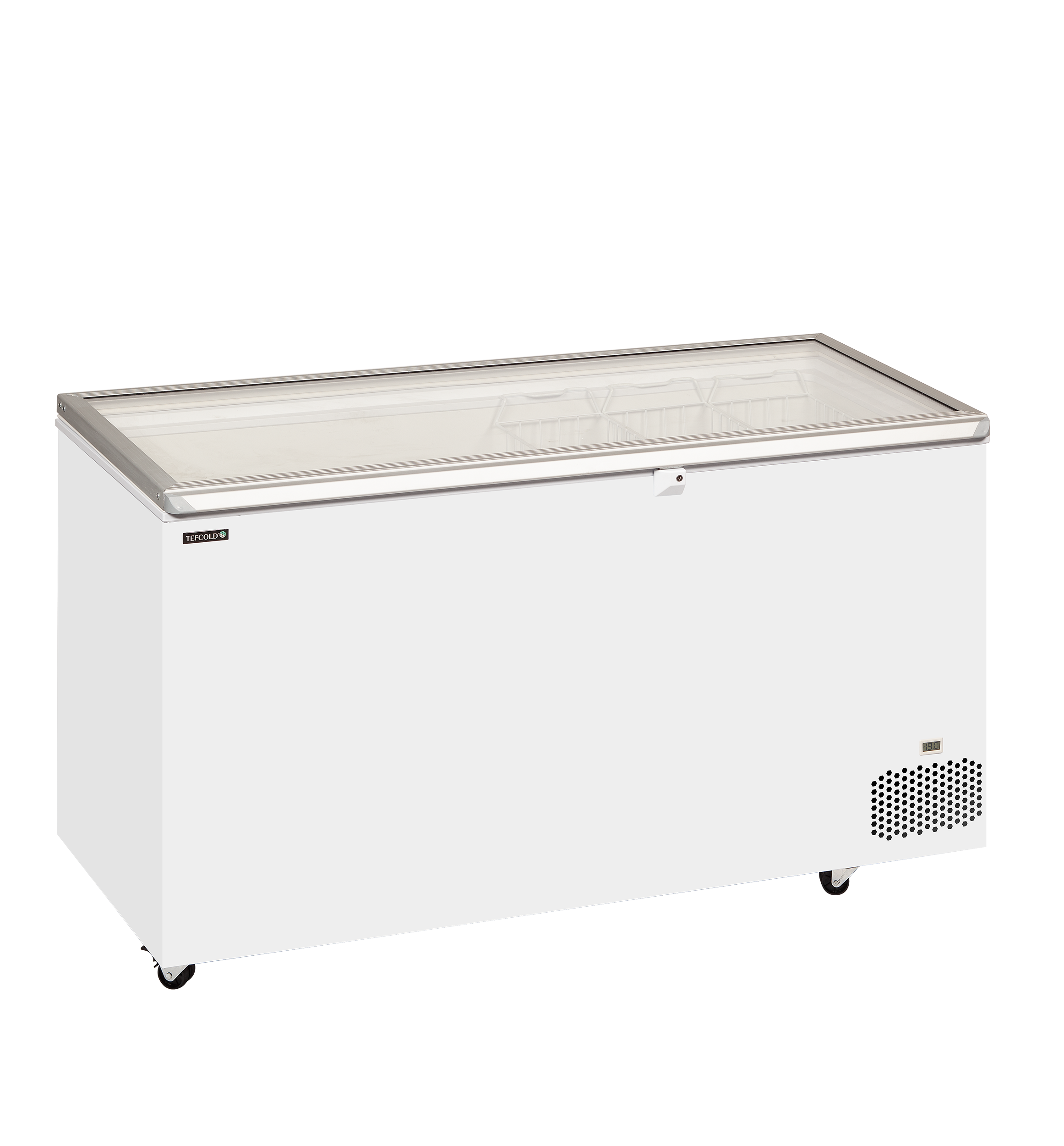 Hinged Glass Lid Chest Freezer - ST401