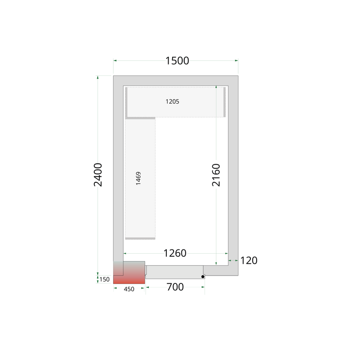 Freezer Room - CRNF1524