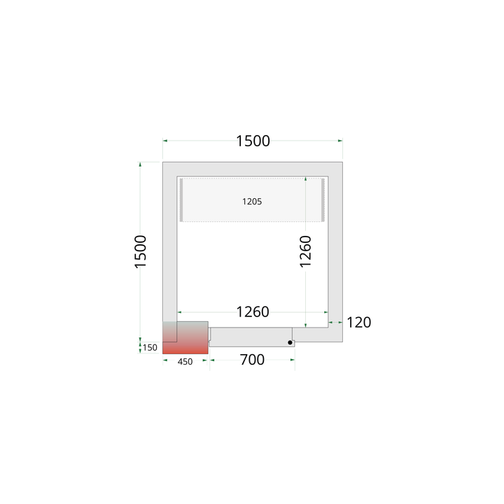 Freezer Room - CRNF1515