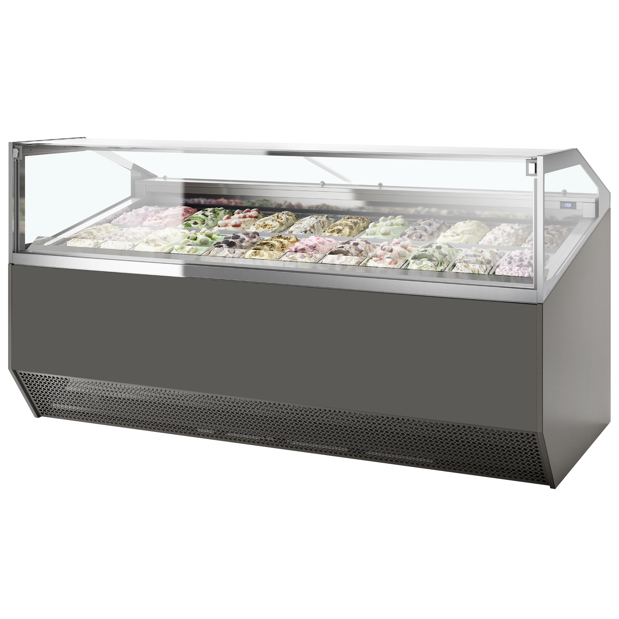Ventilated Scoop Ice Cream Display - SUPER CAPRI 12