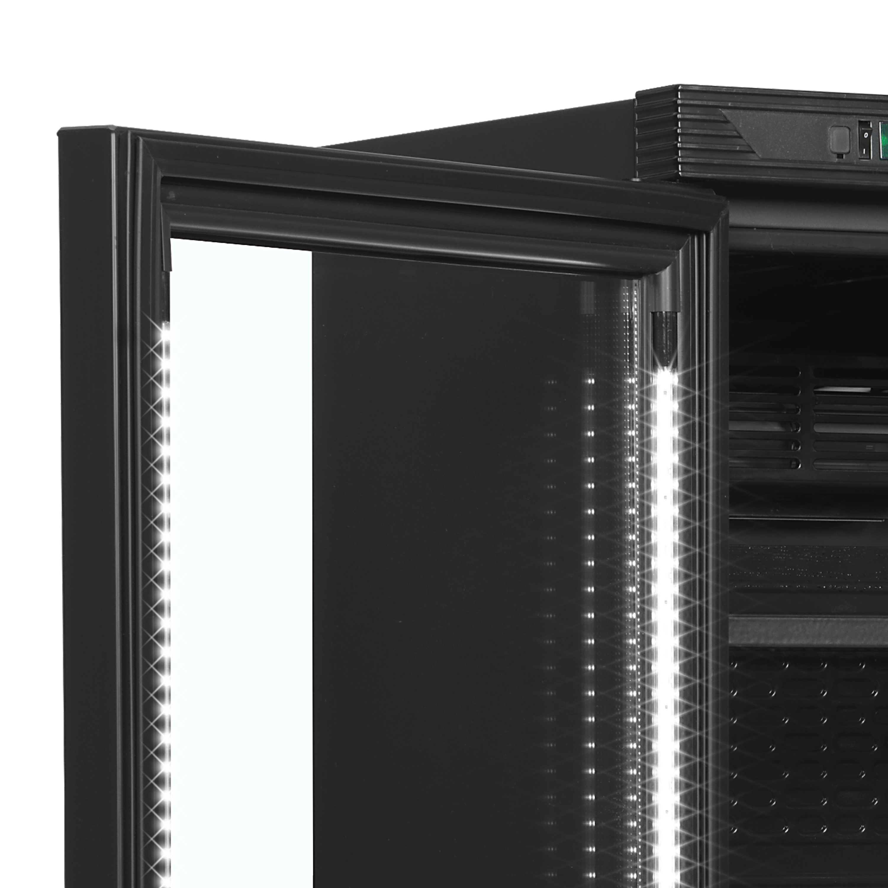 Glass Door Merchandiser - CEV425 BLACK L/H