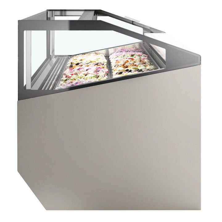 Ventilated Scoop Ice Cream Display - SUPER CAPRI 18