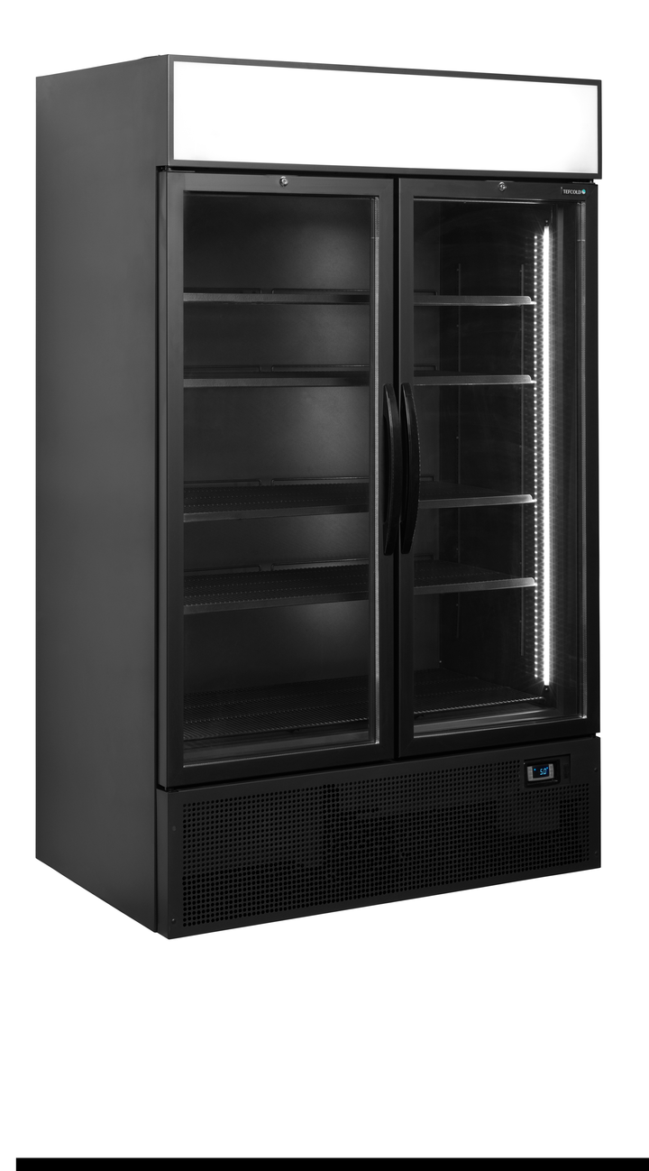 Glass Door Merchandiser - FSC1200H BLACK