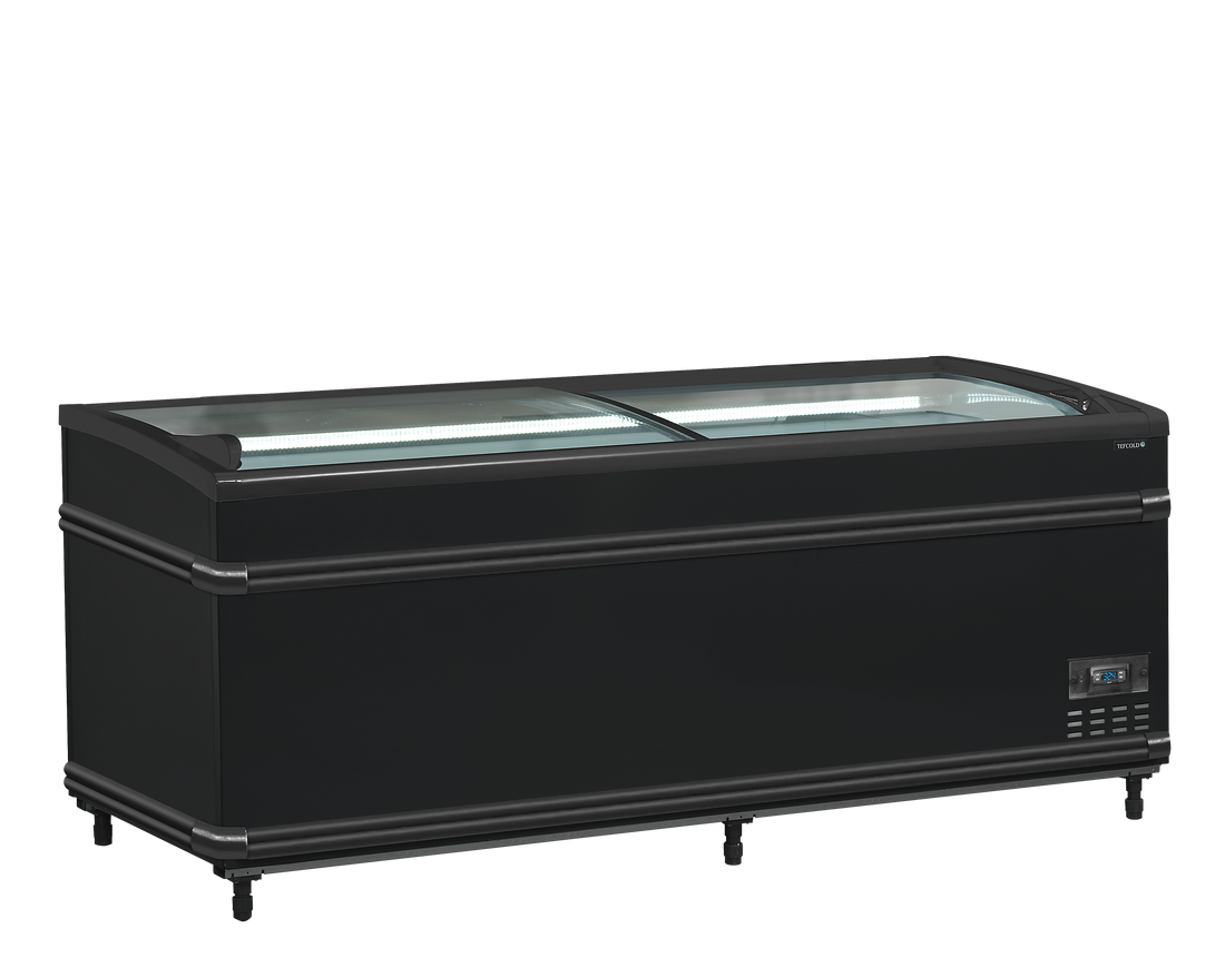 Black Supermarket Chiller / Freezer - SFI185B HC-CF VS