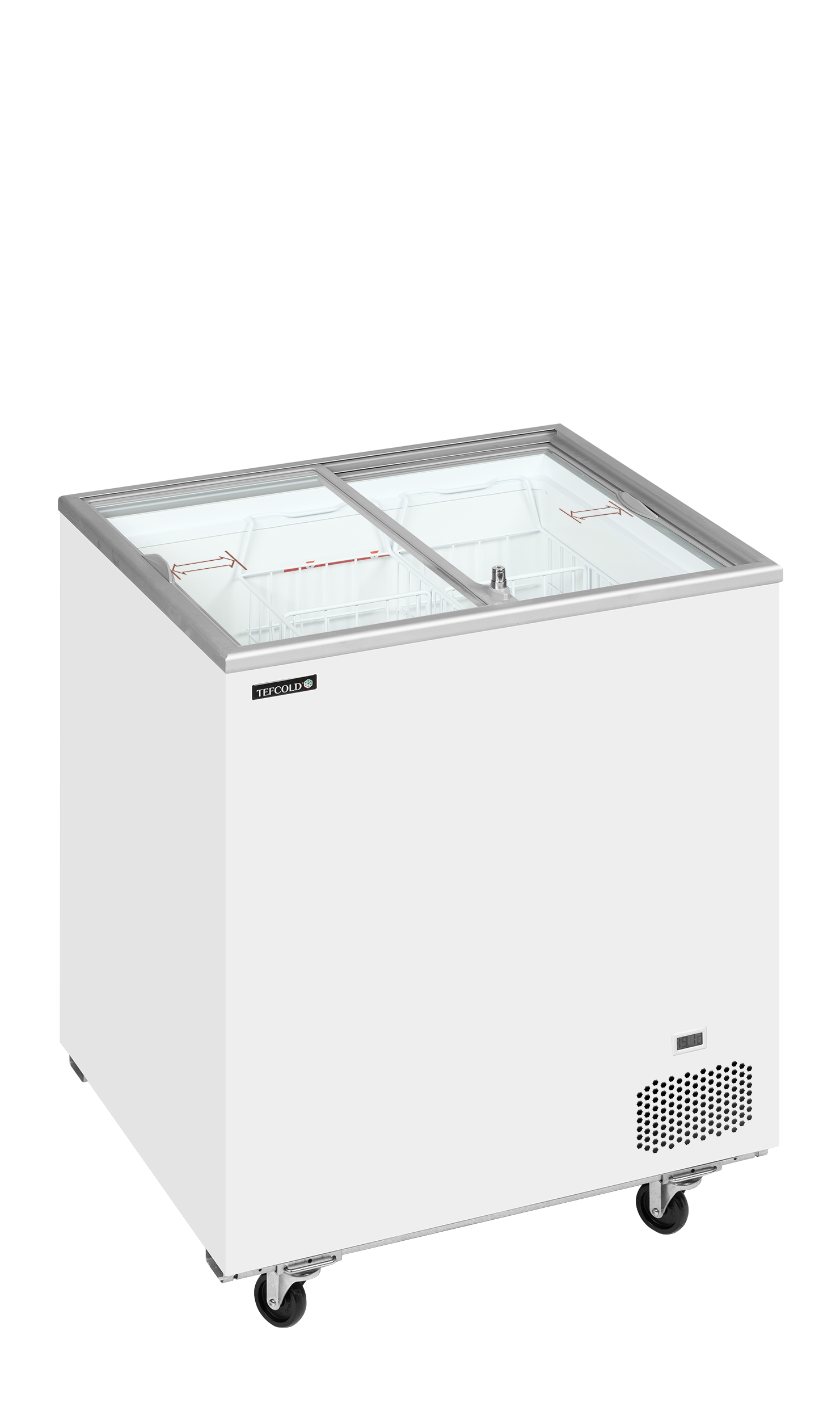 Sliding Flat Glass Lid Chest Freezer - IC201SC
