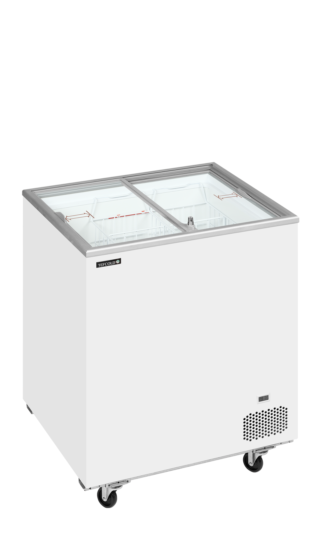 Sliding Flat Glass Lid Chest Freezer - IC201SC