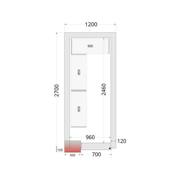 CRNF1227 - Shelf Rack System Kit