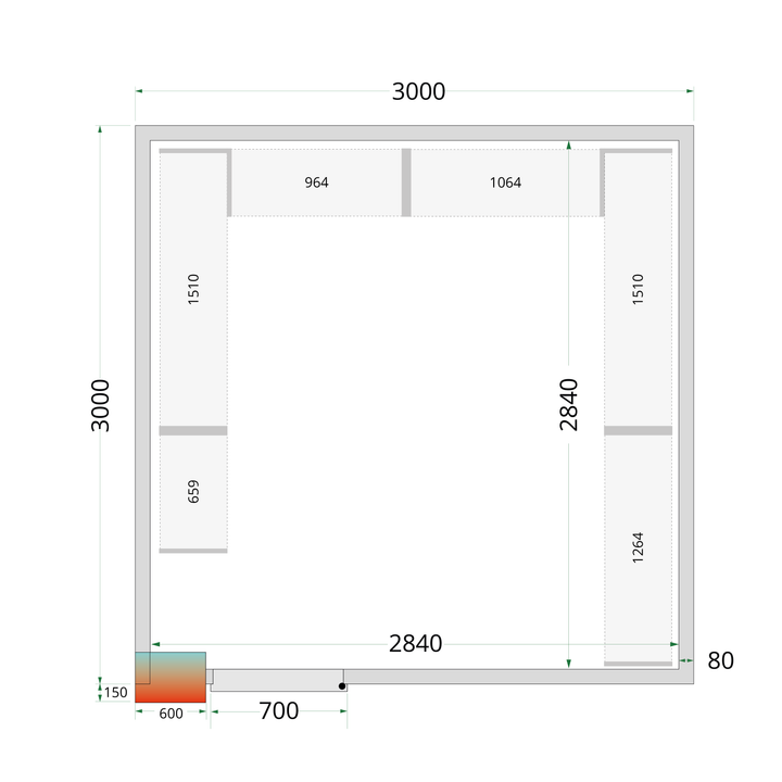 Chiller Room - CRPF3030