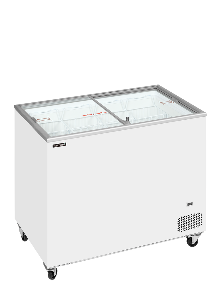Sliding Flat Glass Lid Chest Freezer - IC301SC