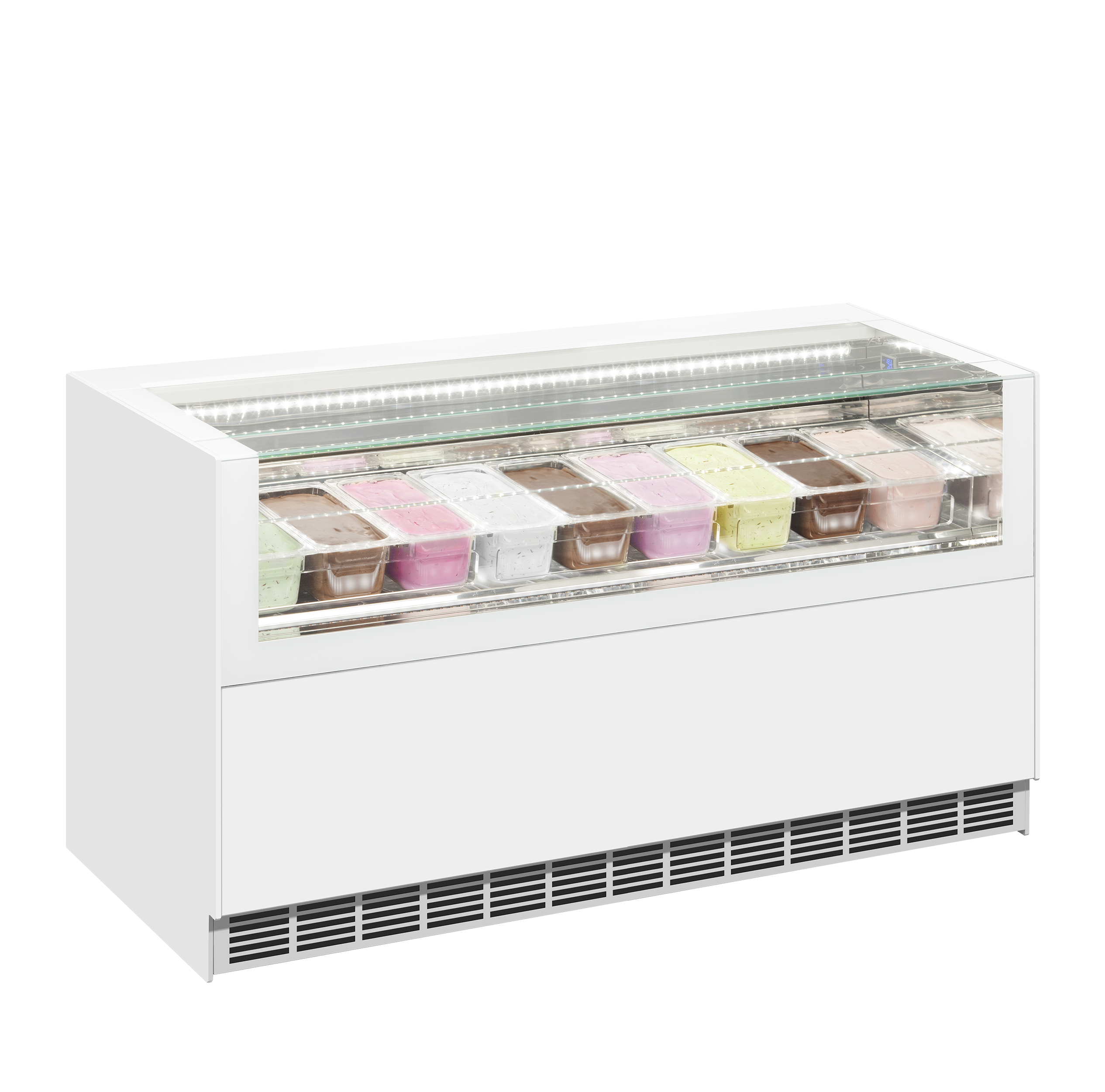 Ventilated Scoop Ice Cream Display - ONESHOW FREE LARGE