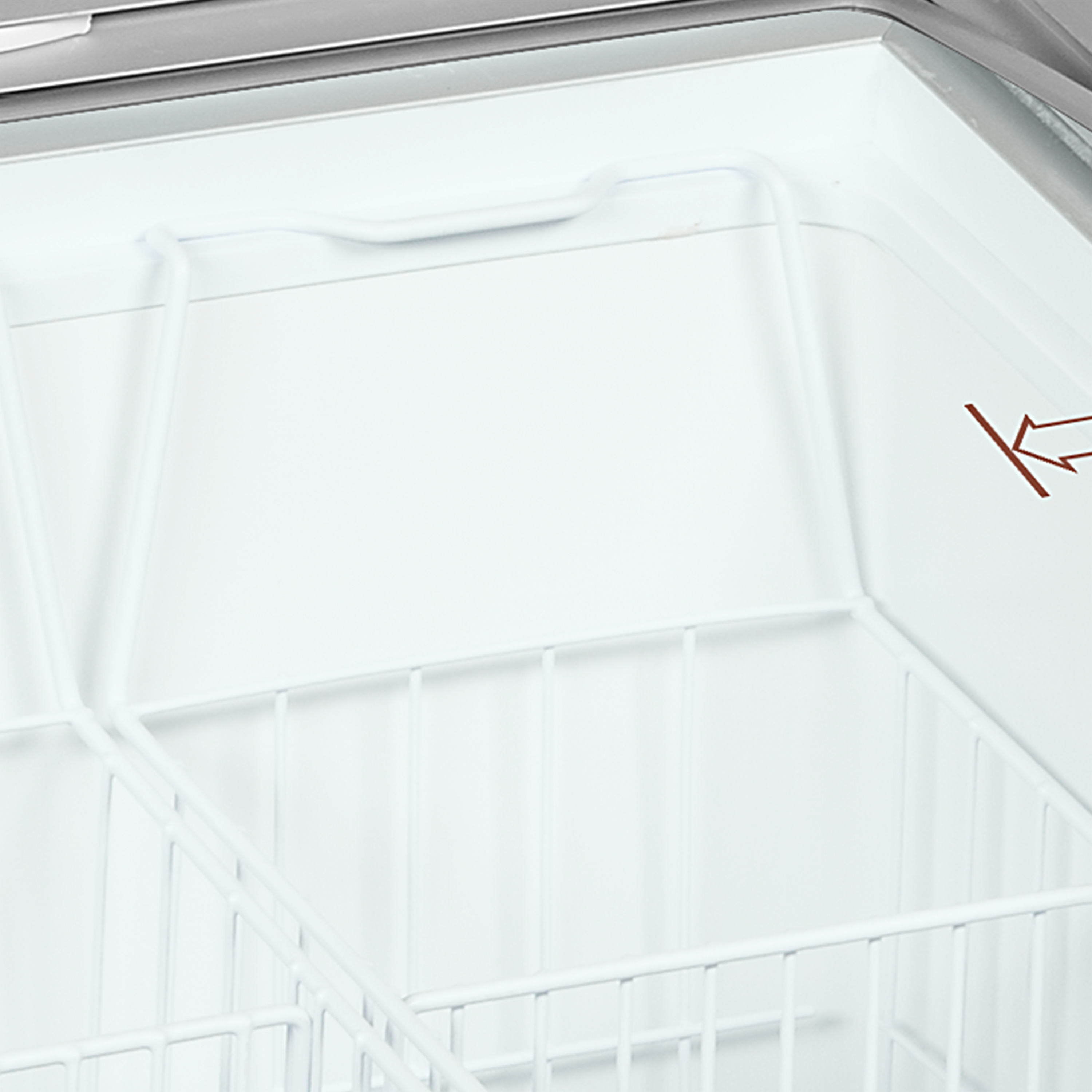 Sliding Curved Glass Lid Chest Freezer - IC201SCEB