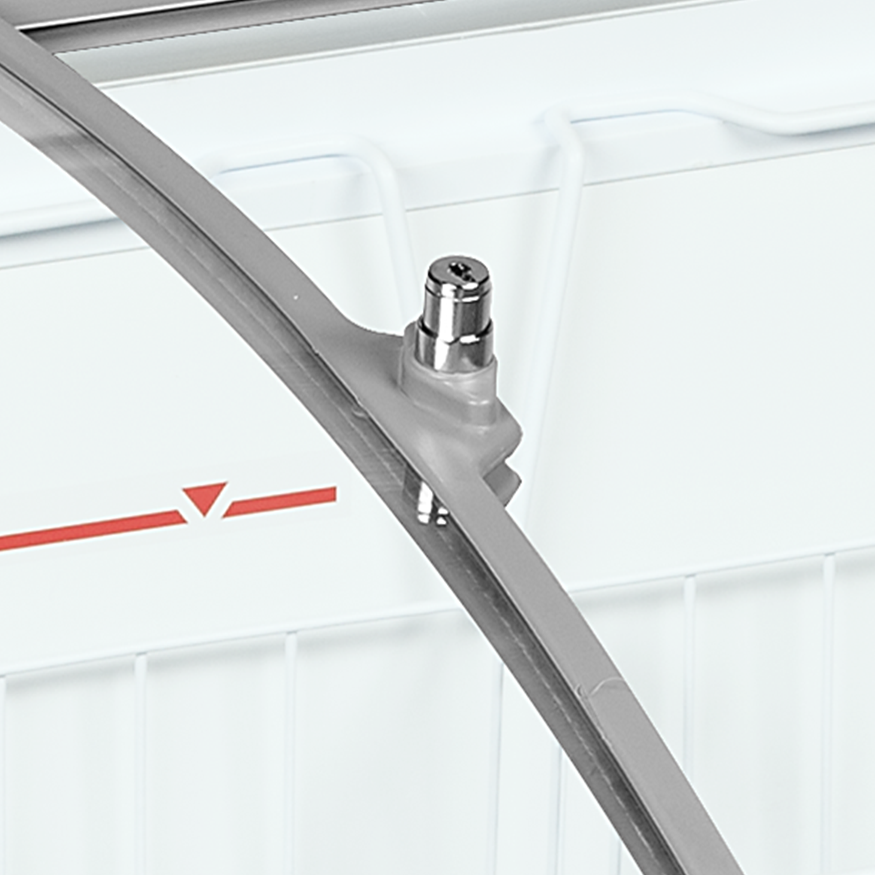 Sliding Curved Glass Lid Chest Freezer - IC401SCEB