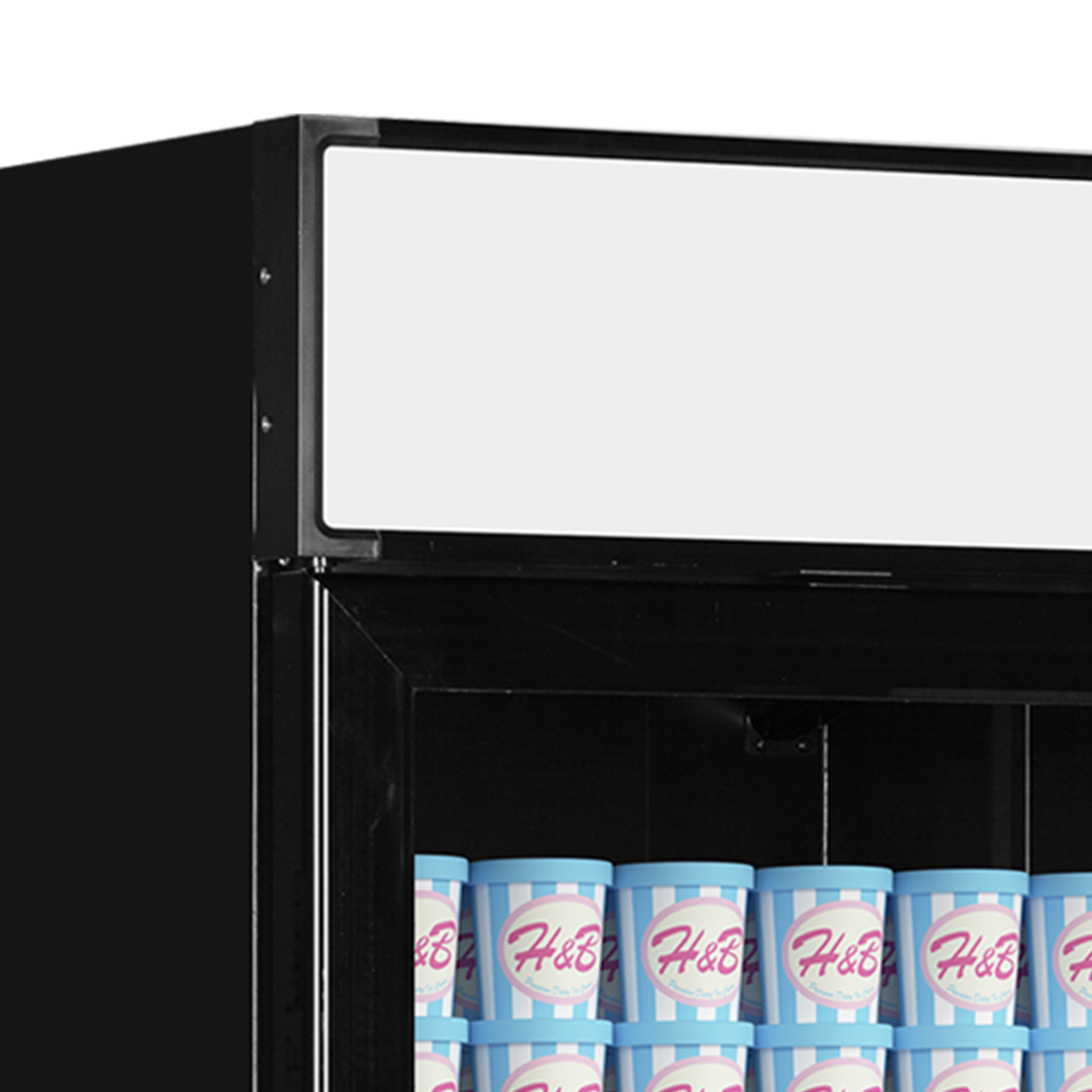 Glass Door Display Freezer - LGF5000 BLACK