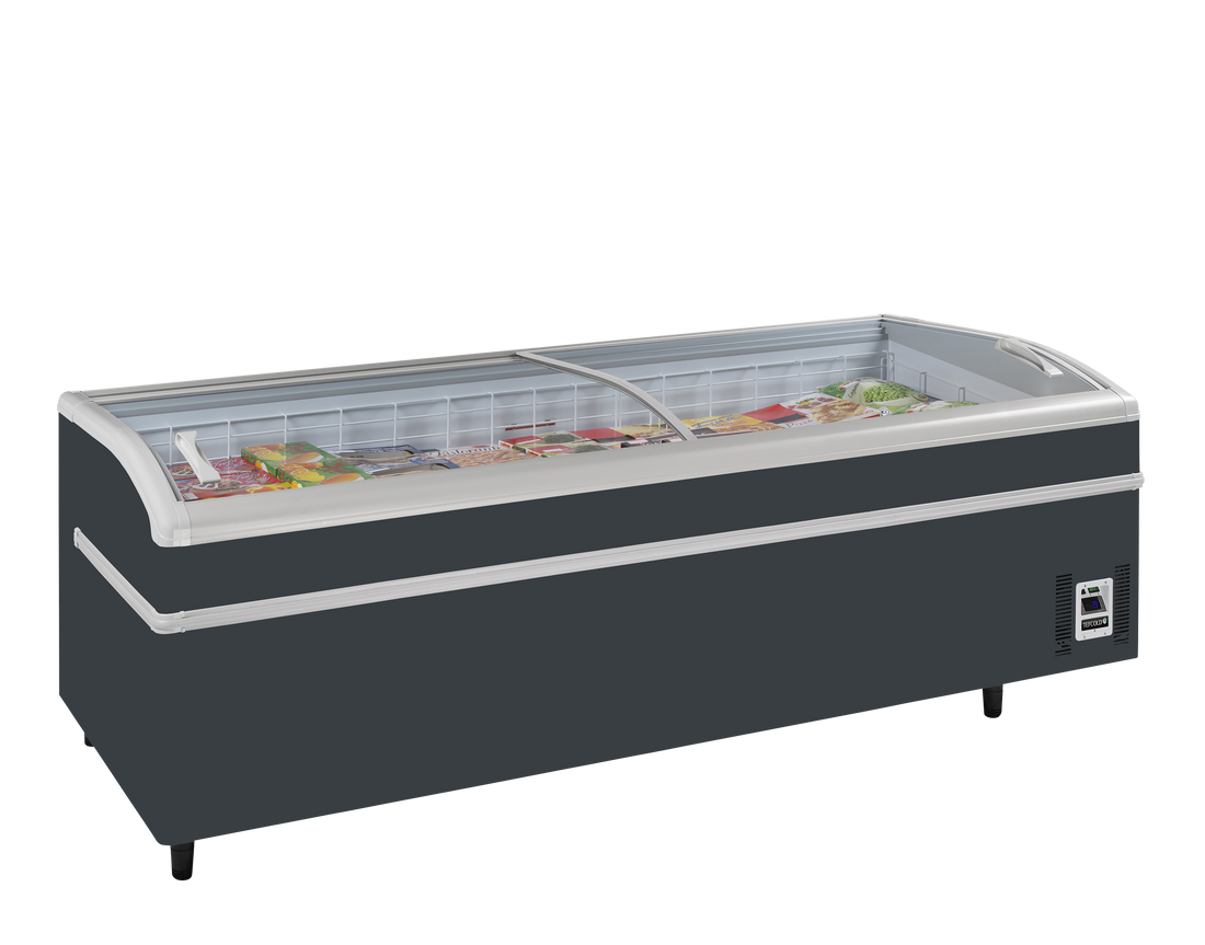 High Vision Supermarket Freezer - SUPER 250DE RAL7016