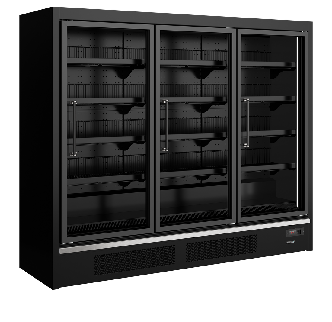 Glass Door Freezer - Galaxy+ GPF3D Black