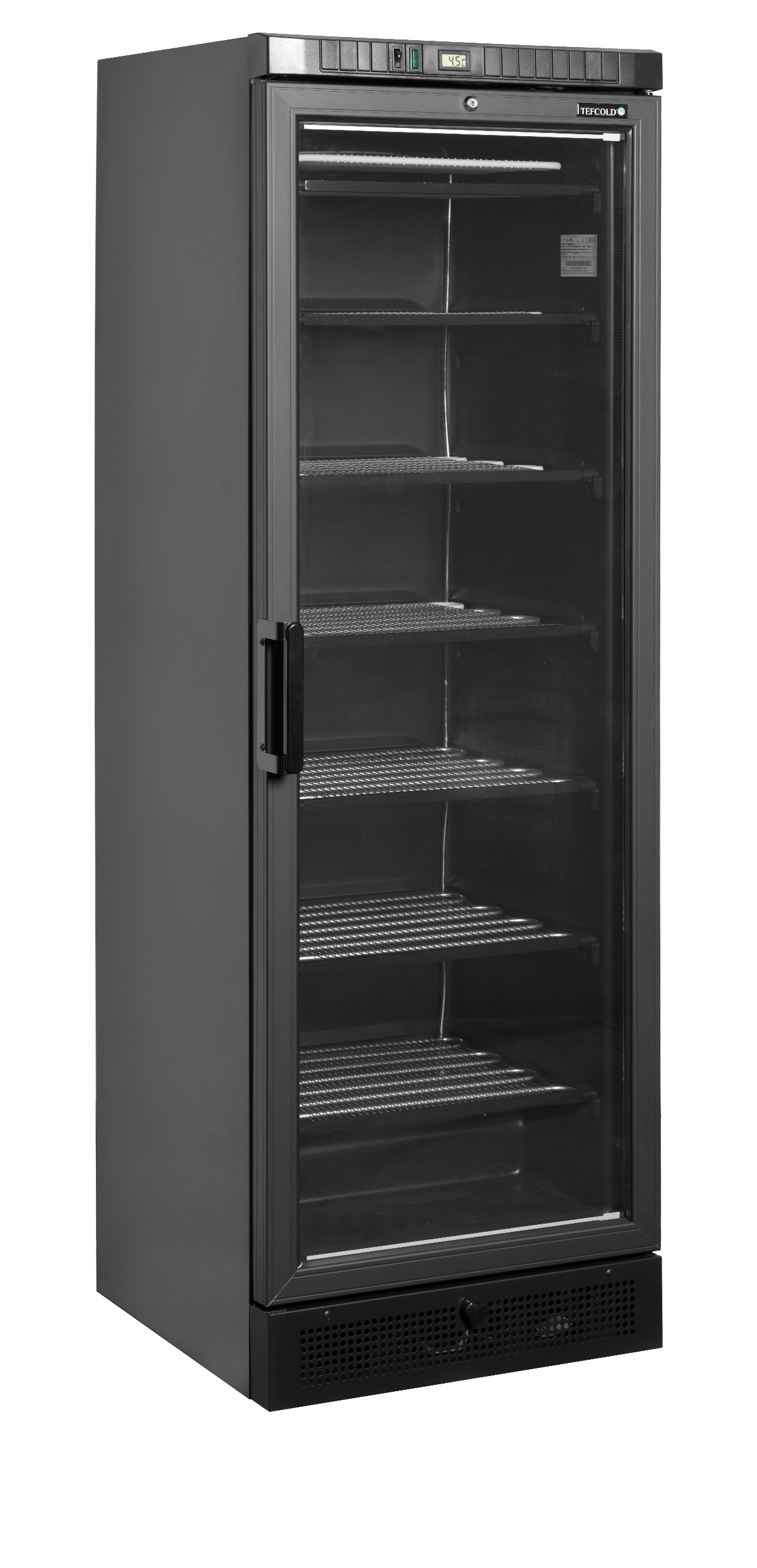 Glass Door Display Freezer - UFSC371G Black