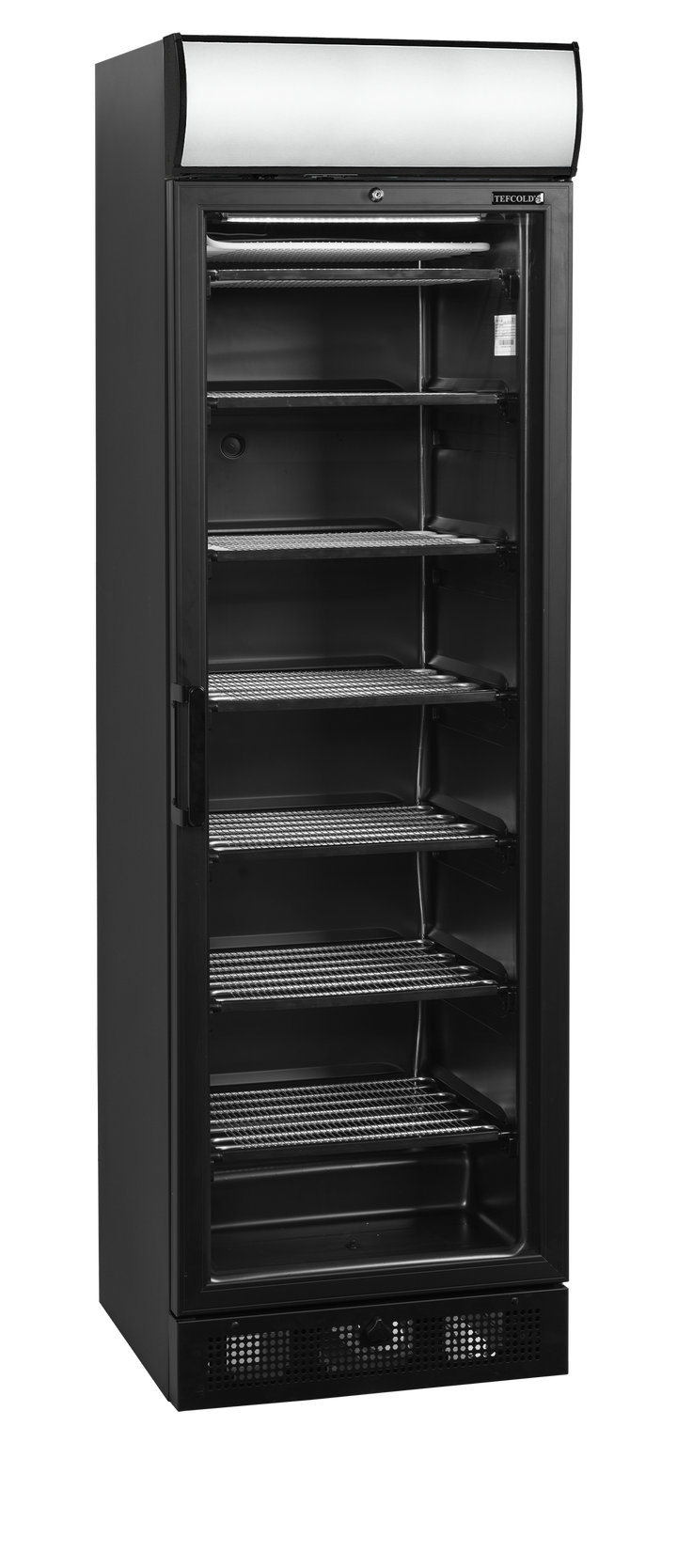 Glass Door Freezer - UFSC371GCP Black
