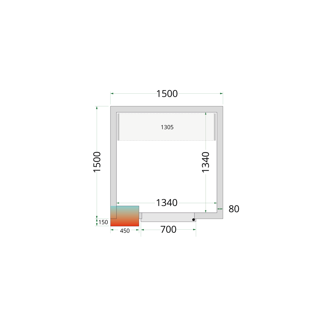 Chiller Room - CRPF1515