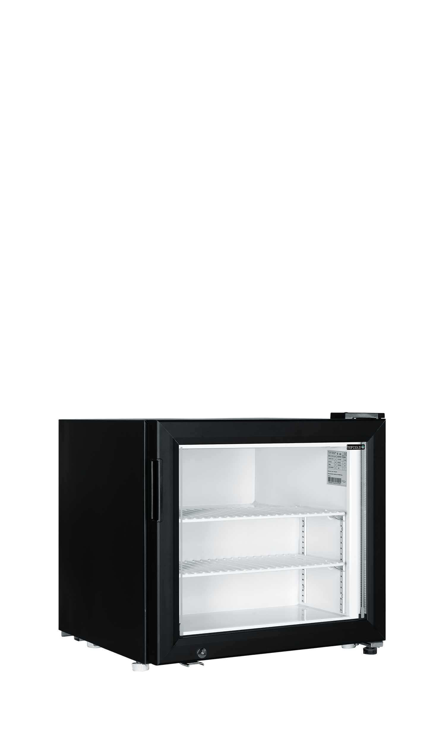 Glass Door Display Freezer - UF50G Black