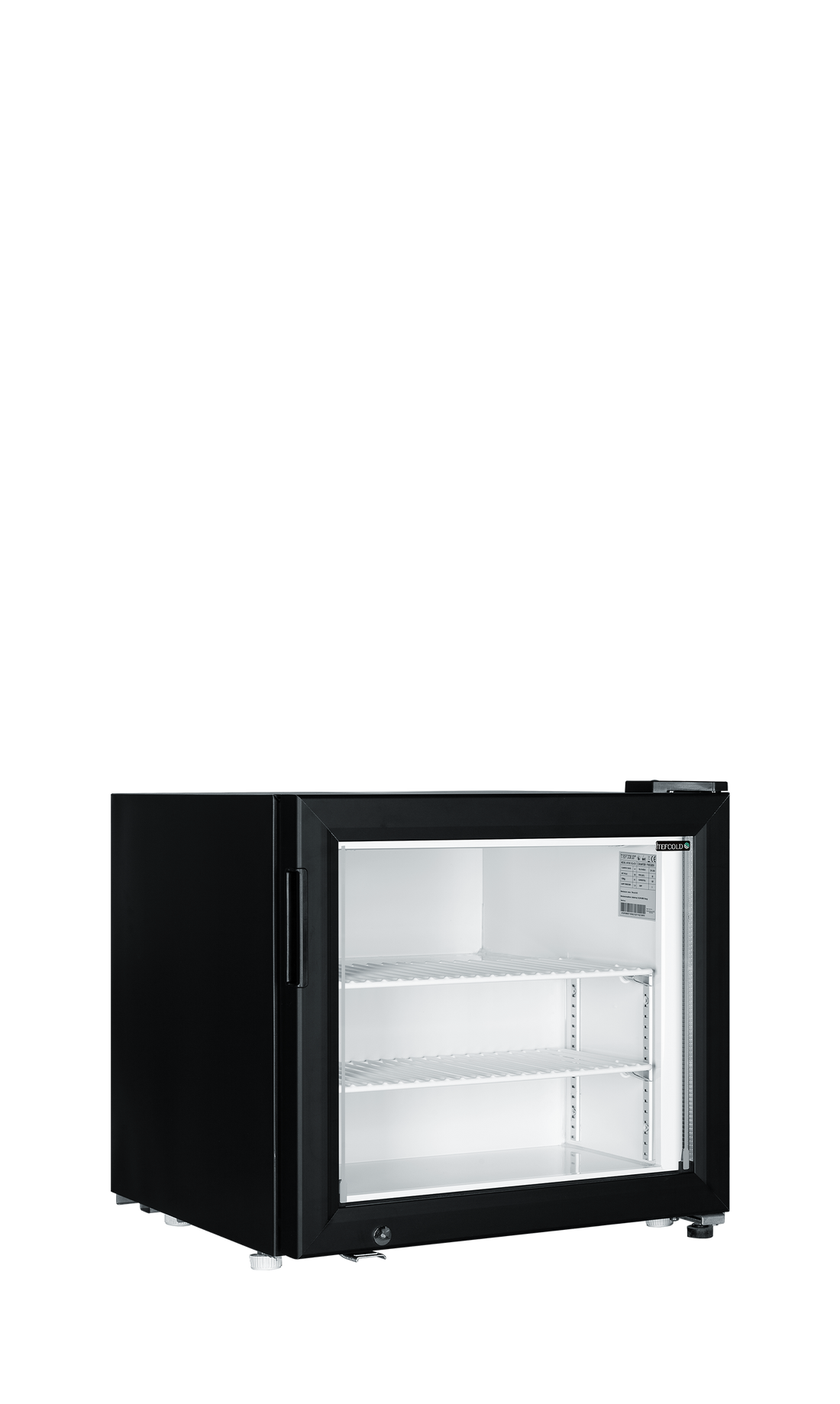 Glass Door Display Freezer - UF50G Black