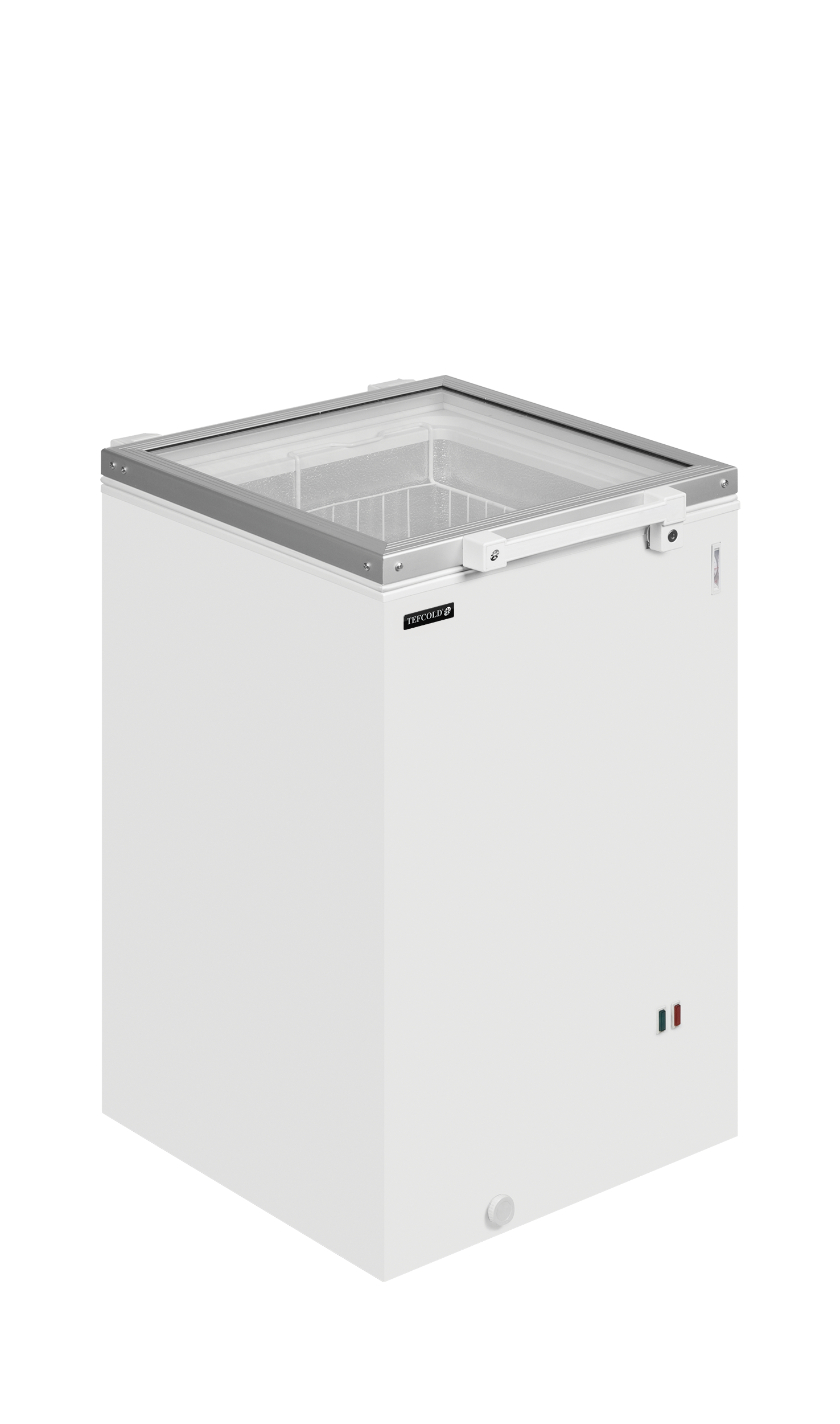 Hinged Glass Lid Chest Freezer - ST160