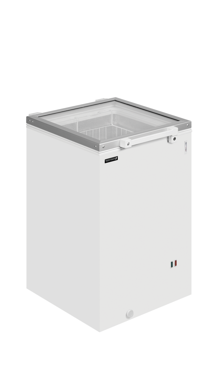 Hinged Glass Lid Chest Freezer - ST160
