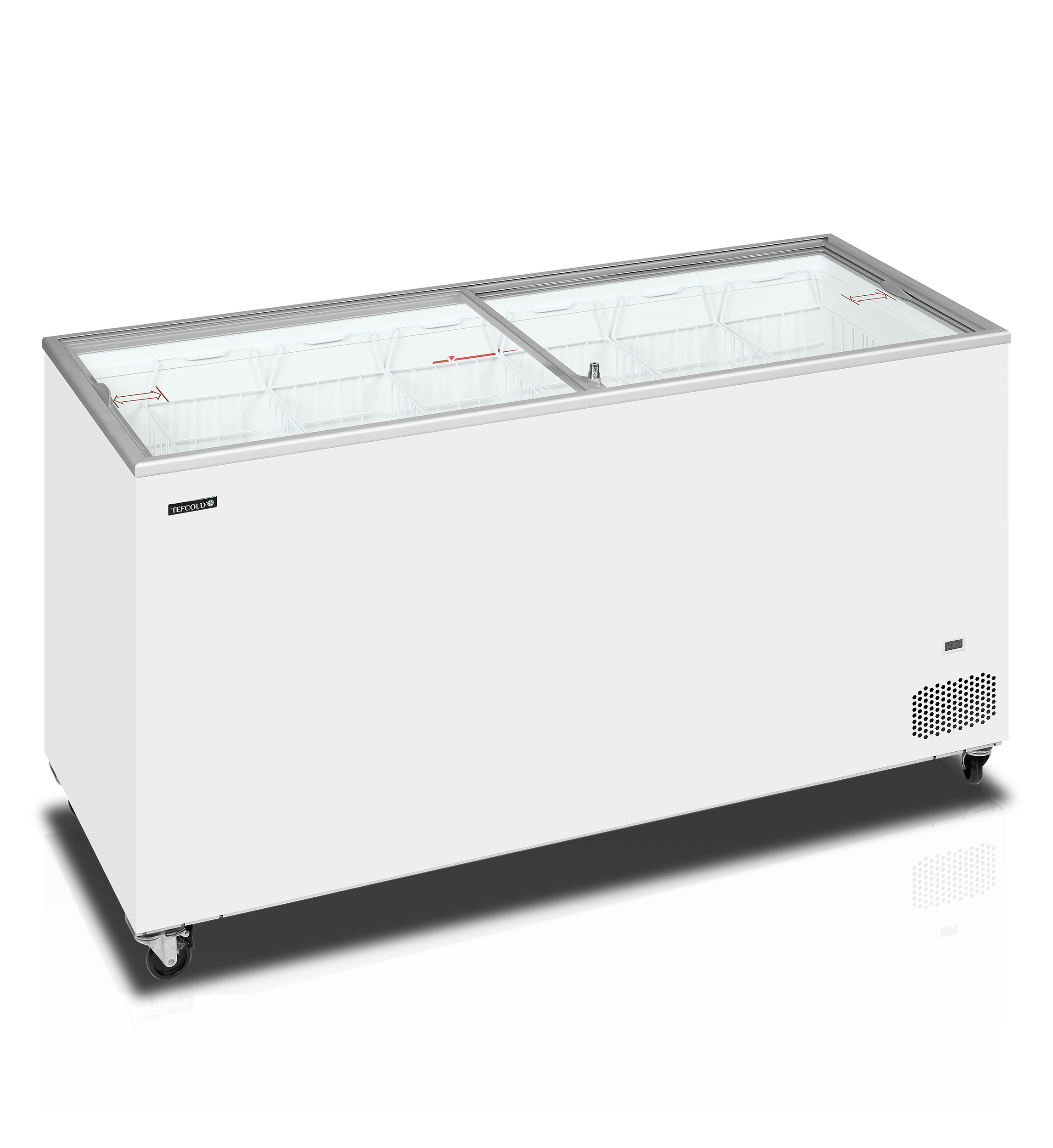 Sliding Flat Glass Lid Chest Freezer - IC501SC