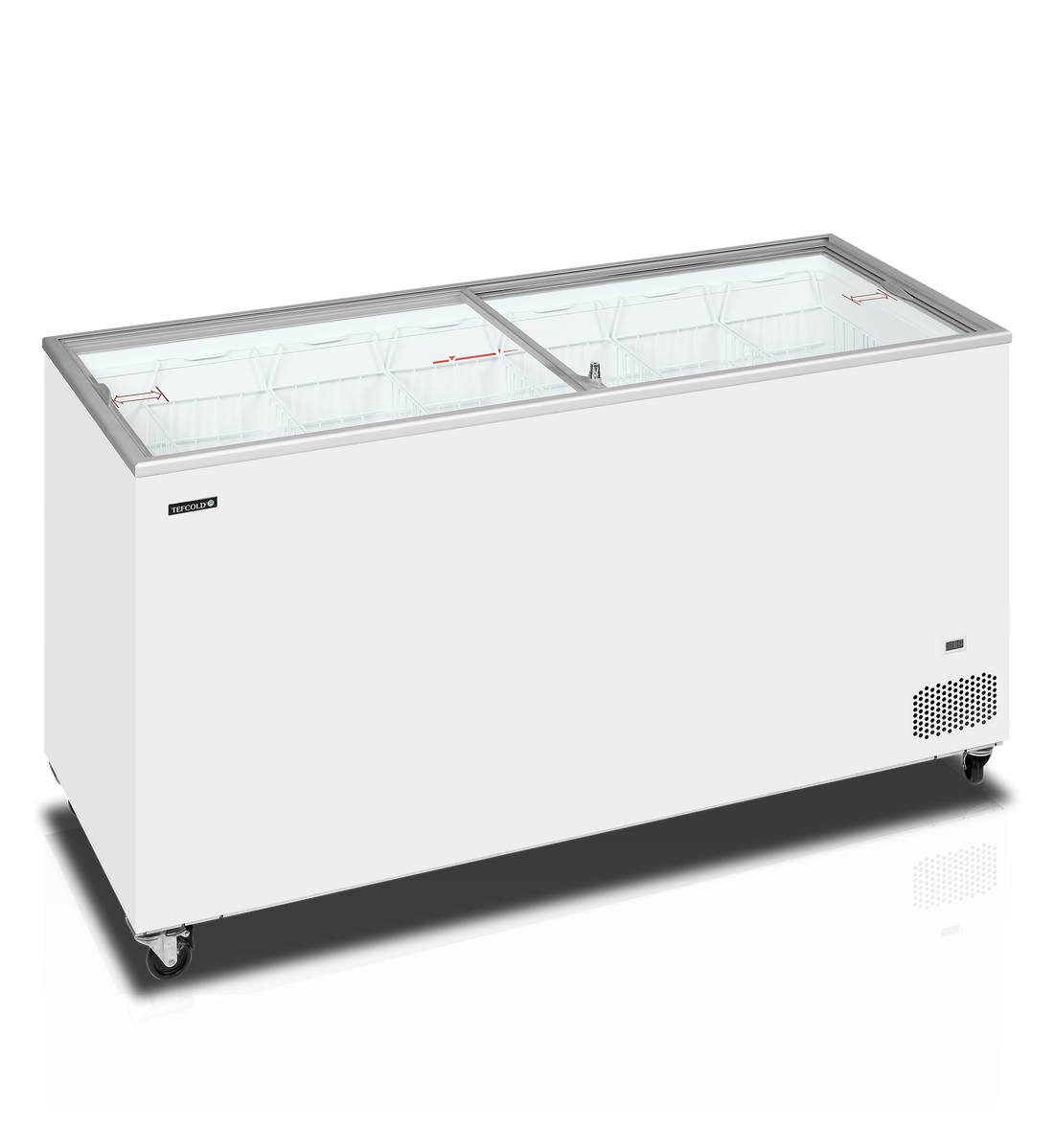 Sliding Flat Glass Lid Chest Freezer - IC501SC