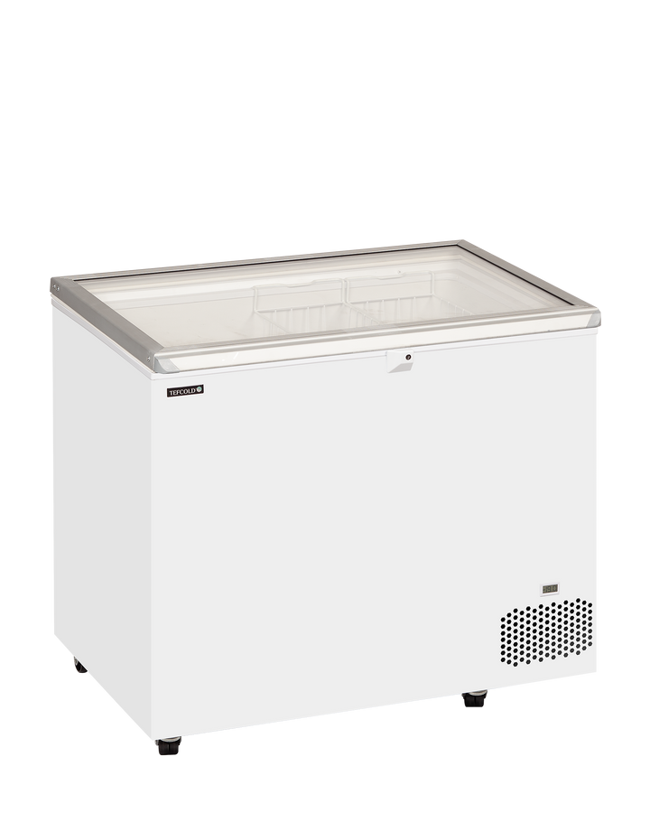 Hinged Glass Lid Chest Freezer - ST300