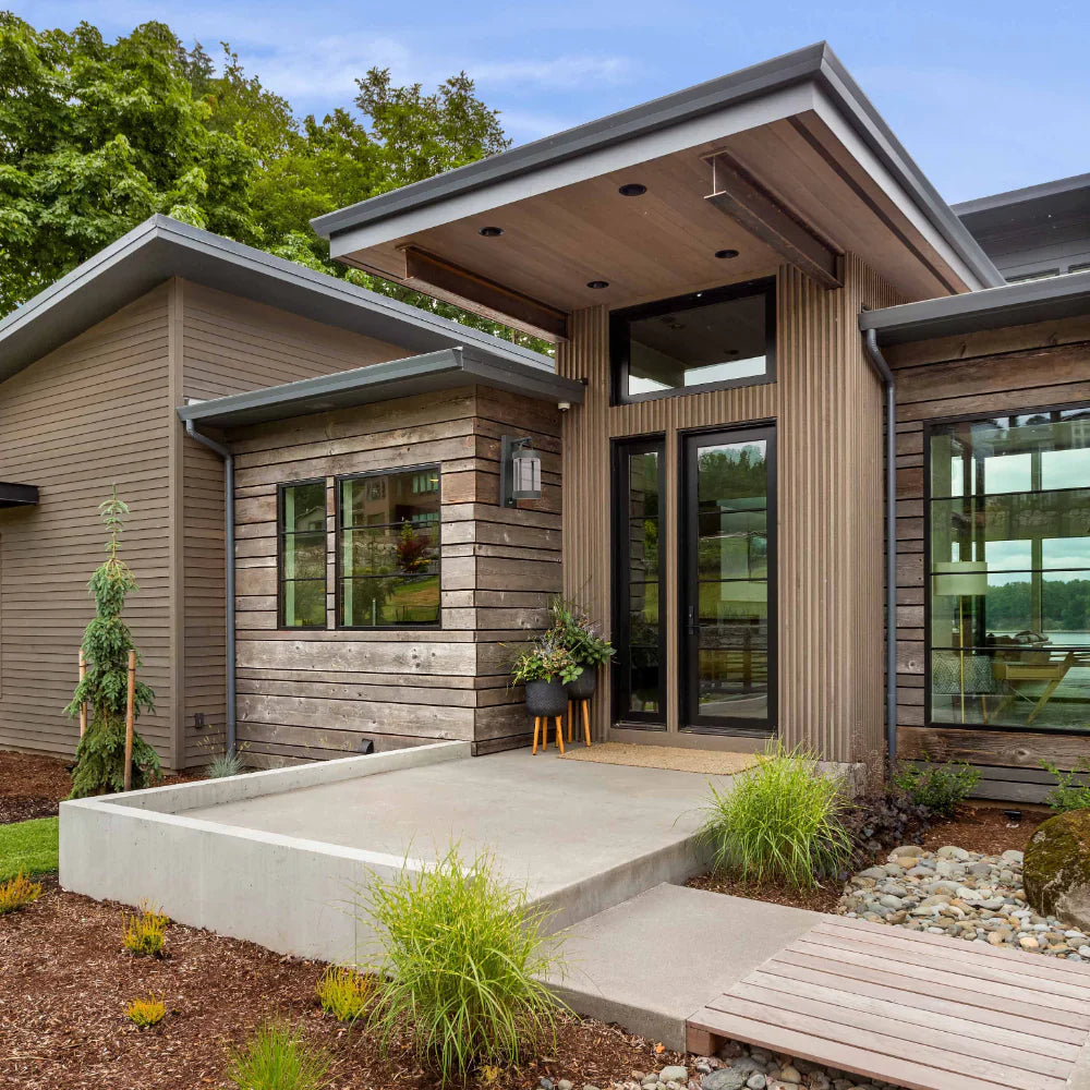 Cassian LED Outdoor Lantern Wall Light 8W 3000K Dark Grey 4