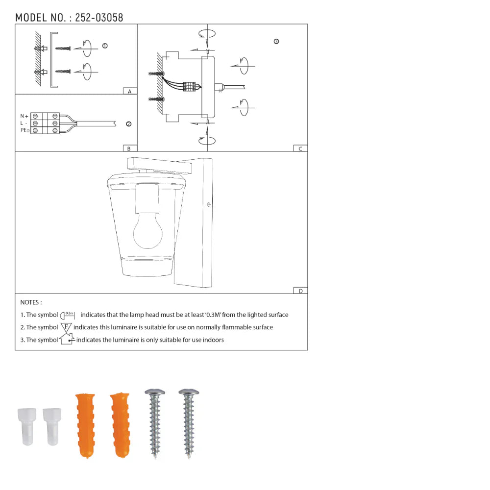 Cavado Modern Outdoor Lantern Wall Light E27 Dark Grey 15