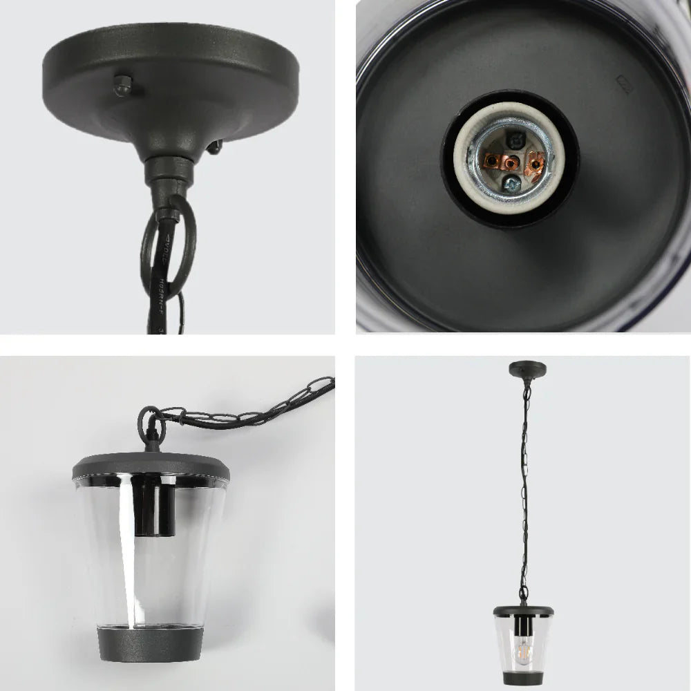 Cavado Outdoor Pendant Lamp E27 Dark Grey 7