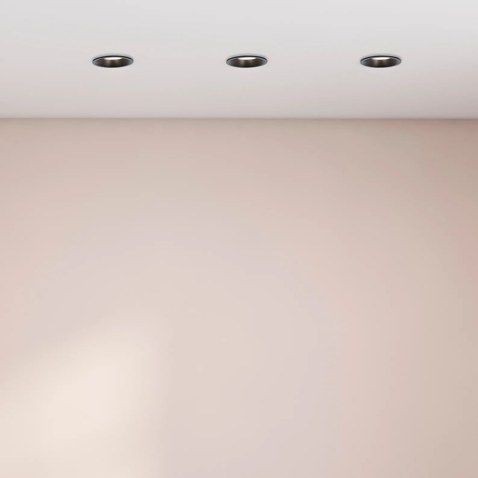 Circular Recessed LED Downlight - Black & White - Multiple Sizes