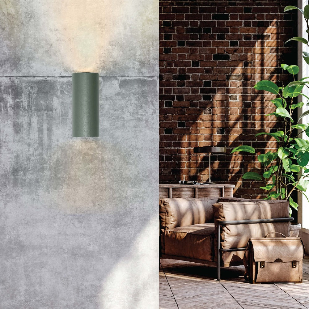 More interior usage of Up-Down Wall Lamp IP54 Grey with 2xGU10 Fitting | TEKLED 182-03348